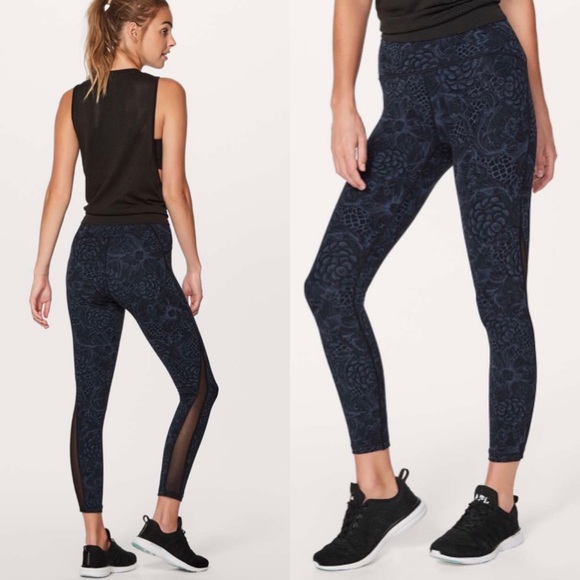 lululemon athletica Pants - Lululemon Train Times 7/8 Pant Nouveau Mach Blue
